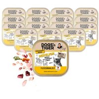 Dogs'n Tiger Adult Nassfutter Katze, Herzlich, Huhn, Rinderherzen & Karotte 16x100 g von Dogs'n Tiger