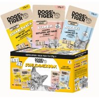 Dogs'n Tiger Adult Nassfutter Katze, Schlemmerbox, 12x 125g von Dogs'n Tiger