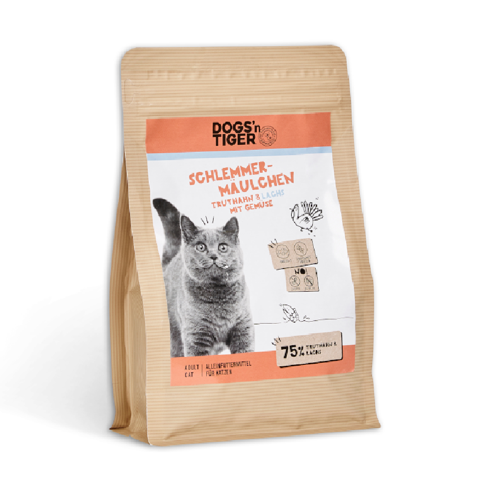 Dogs'n Tiger Cat Adult Schlemmermäulchen Fisch & Truthahn - 1,5 kg Dogs'n Tiger Cat Adult Schlemmermäulchen Fisch & Truthahn - 1,5 kg von Dogs'n Tiger