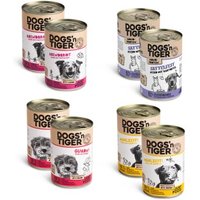 Dogs'n Tiger Dogs’n Tiger Adult Hundefutter, Nassfutter, Mixpaket Sensibelchen 8 x 400 g von Dogs'n Tiger