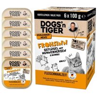 Dogs'n Tiger Dogs´n Tiger Adult Nassfutter Katze, Frohsinn, Geflügel & Kürbis 100 g von Dogs'n Tiger
