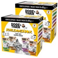 Dogs'n Tiger Dogs´n Tiger Adult Nassfutter Katze, Schlemmerbox 2x85 g von Dogs'n Tiger
