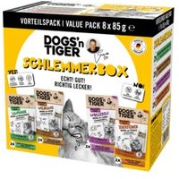 Dogs'n Tiger Dogs´n Tiger Adult Nassfutter Katze, Schlemmerbox 85 g von Dogs'n Tiger