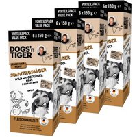 Dogs'n Tiger Dogsn Tiger Sonntagsjäger Multibox Wild &Geflügel 24x150 g von Dogs'n Tiger