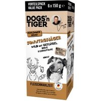 Dogs'n Tiger Dogsn Tiger Sonntagsjäger Multibox Wild &Geflügel 6x150 g von Dogs'n Tiger