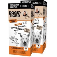 Dogs'n Tiger Gaudi Multibox Huhn & Truthahn 12x150 g von Dogs'n Tiger