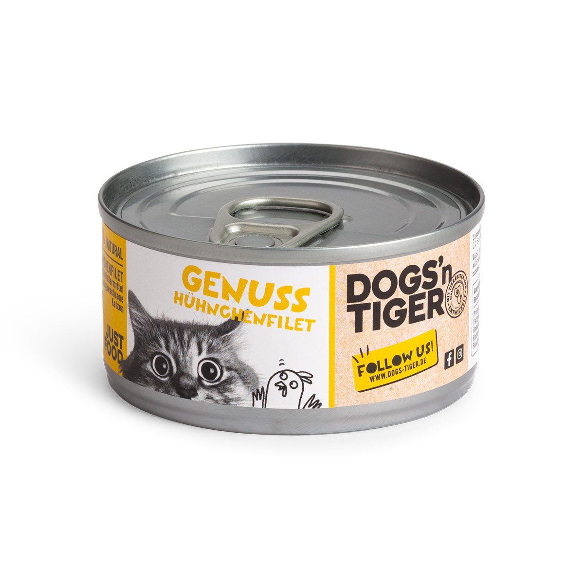 Dogs'n Tiger Genuss Nassfutter Hühnerfilet 12x70g von Dogs'n Tiger