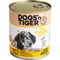 Dogs'n Tiger Junior 6 x 800 g - Huhn & Süßkartoffel von Dogs'n Tiger