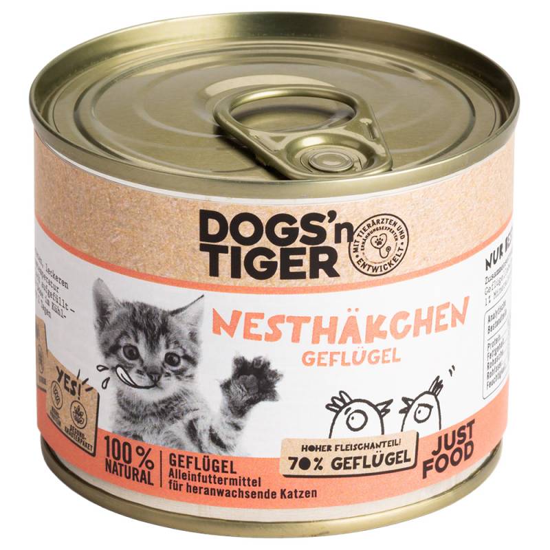 Dogs'n Tiger Junior Cat 6 x 200 g - Geflügel Dogs'n Tiger Junior Cat 6 x 200 g - Geflügel von Dogs'n Tiger