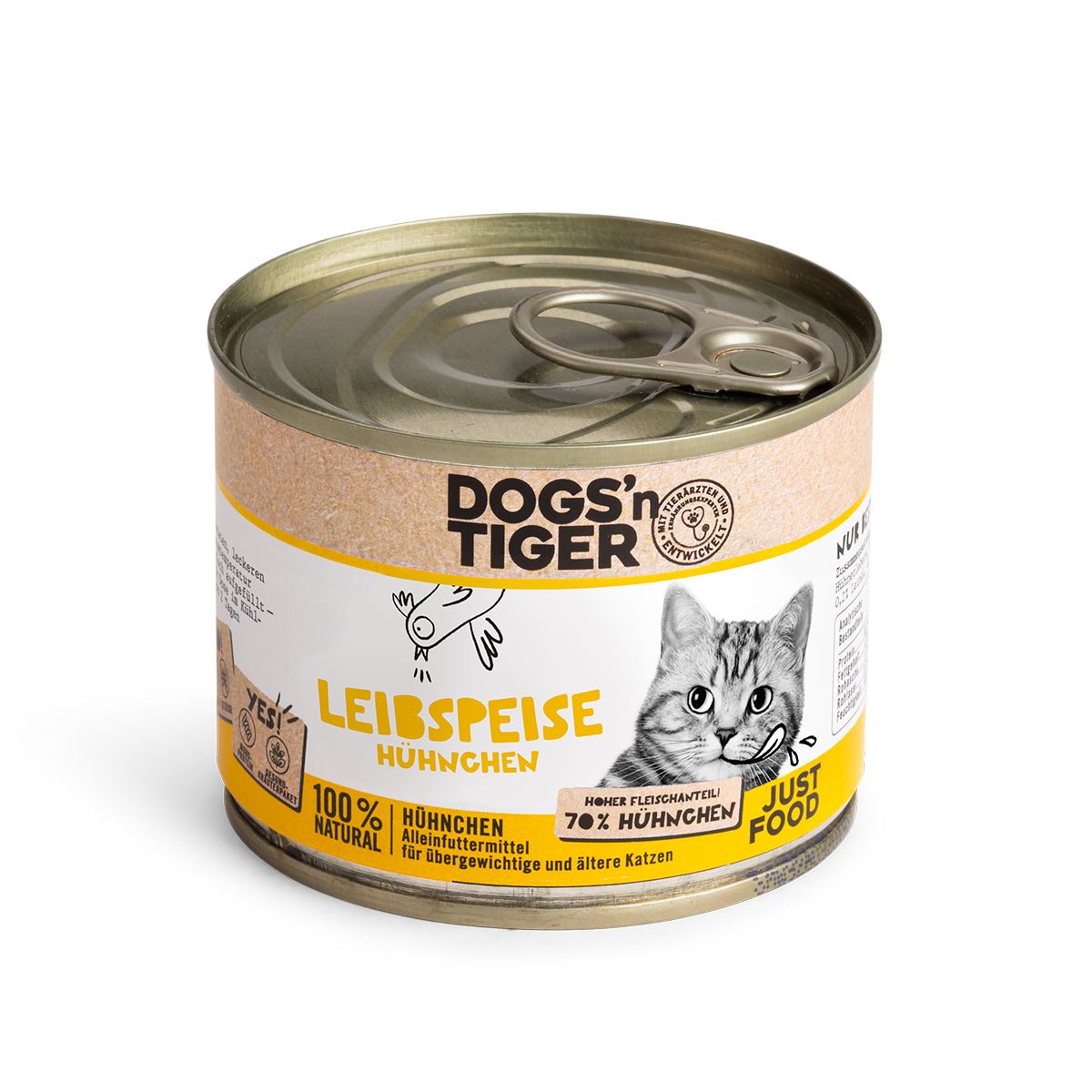 Dogs'n Tiger Leibspeise Nassfutter Huhn 6x200g von Dogs'n Tiger