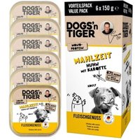 Dogs'n Tiger Mahlzeit Multibox Huhn & Karotte 6x150 g von Dogs'n Tiger