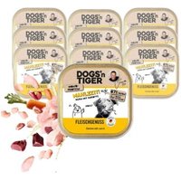 Dogs'n Tiger Mahlzeit Schale Huhn & Karotte 10x150 g von Dogs'n Tiger