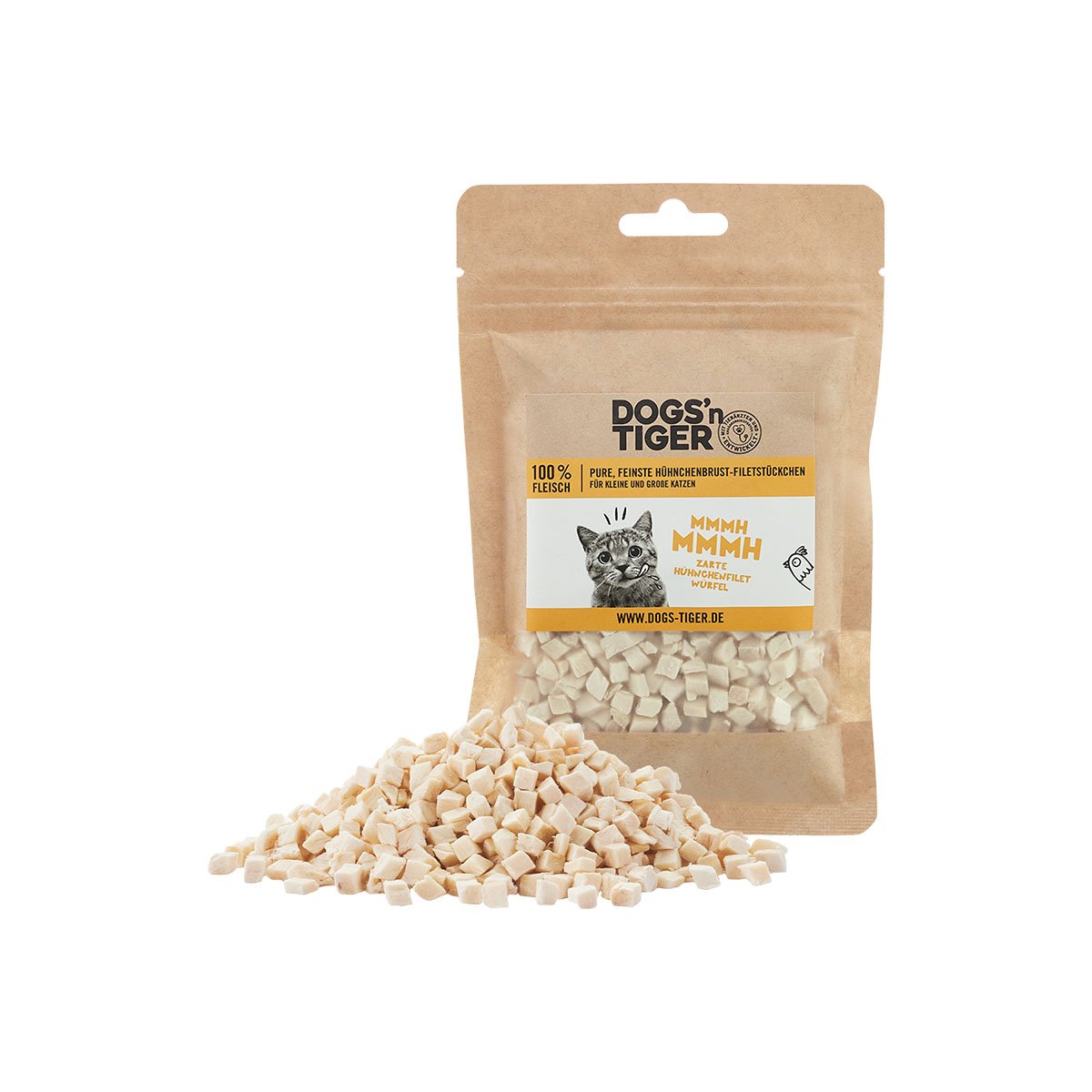 Dogs'n Tiger Mmmh Mmmh gefriergetrocknet Filet Huhn 30g Dogs'n Tiger Mmmh Mmmh gefriergetrocknet Filet Huhn 30g von Dogs'n Tiger