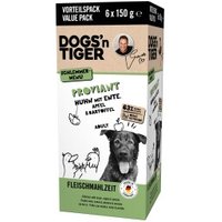 Dogs'n Tiger Proviant Multibox Huhn & Ente 6x150 g von Dogs'n Tiger