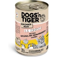 Dogs'n Tiger Schlemmermenü 6 x 400 g - Geflügel mit Huhn von Dogs'n Tiger