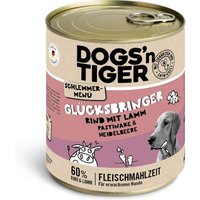Dogs'n Tiger Schlemmermenü für Hunde 6 x 800 g - Rind mit Lamm, Pastinake & Heidelbeere von Dogs'n Tiger
