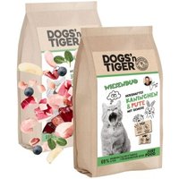 Dogs'n Tiger Wiesenduo Kaninchen & Pute 2x10 kg von Dogs'n Tiger