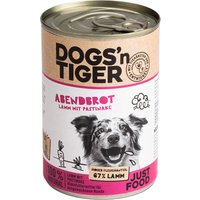 Sparpaket Dogs'n Tiger Adult 12 x 400 g - Lamm & Pastinake von Dogs'n Tiger