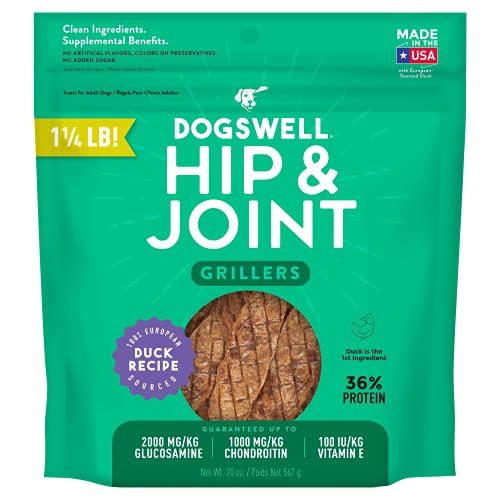 Dogswell Hip and Joint Blend Grillers Duck Recipe Dog Treats 20 Ounces von Dogswell