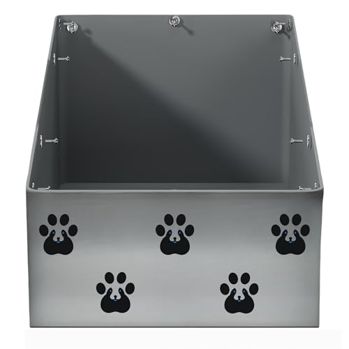 Dogvingpk Ersatz-PVC-Haustierbadewanne ist nur geeignet für Modelle (1 PVC-TUB-L) und (2 PVC-TUB-L) Haustierbadewanne (grau, groß) von Dogvingpk