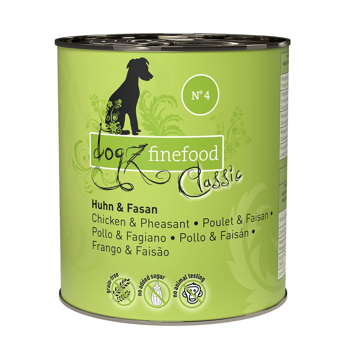 dogz finefood No. 04 Huhn & Fasan 6x800g von Dogz Finefood