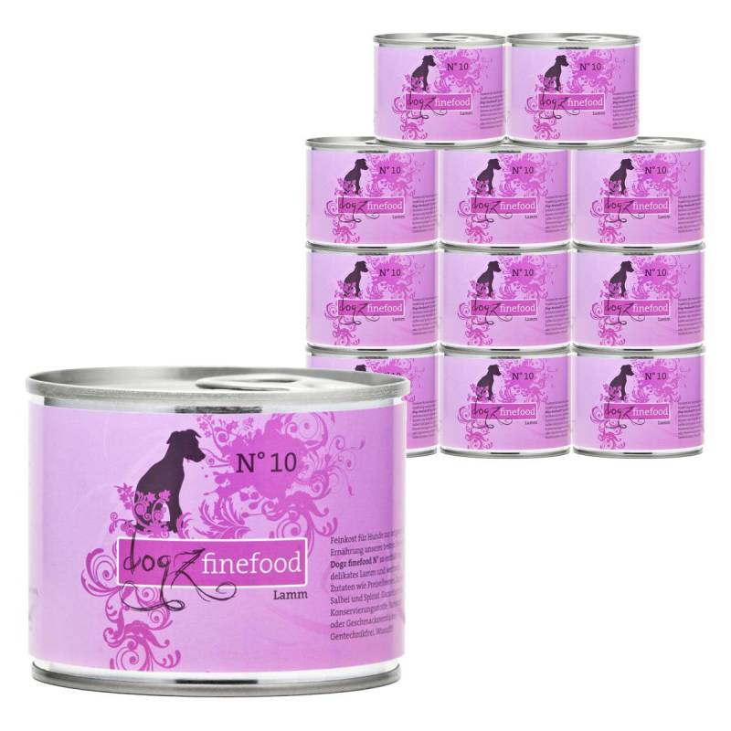 dogz finefood No. 10 Lamm 12x200g von Dogz Finefood