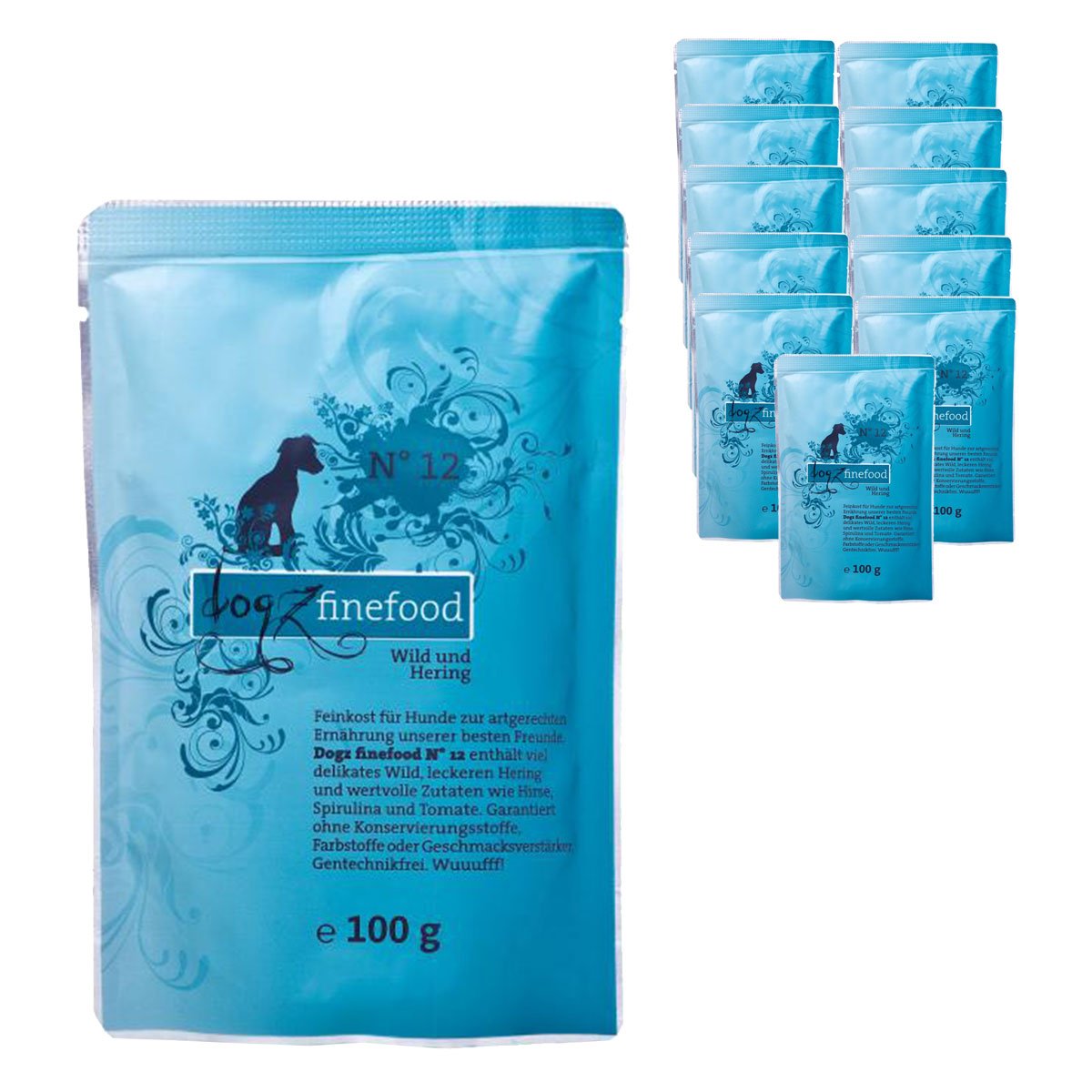 dogz finefood No. 12 Wild & Hering 12x100g dogz finefood No. 12 Wild & Hering 12x100g von Dogz Finefood