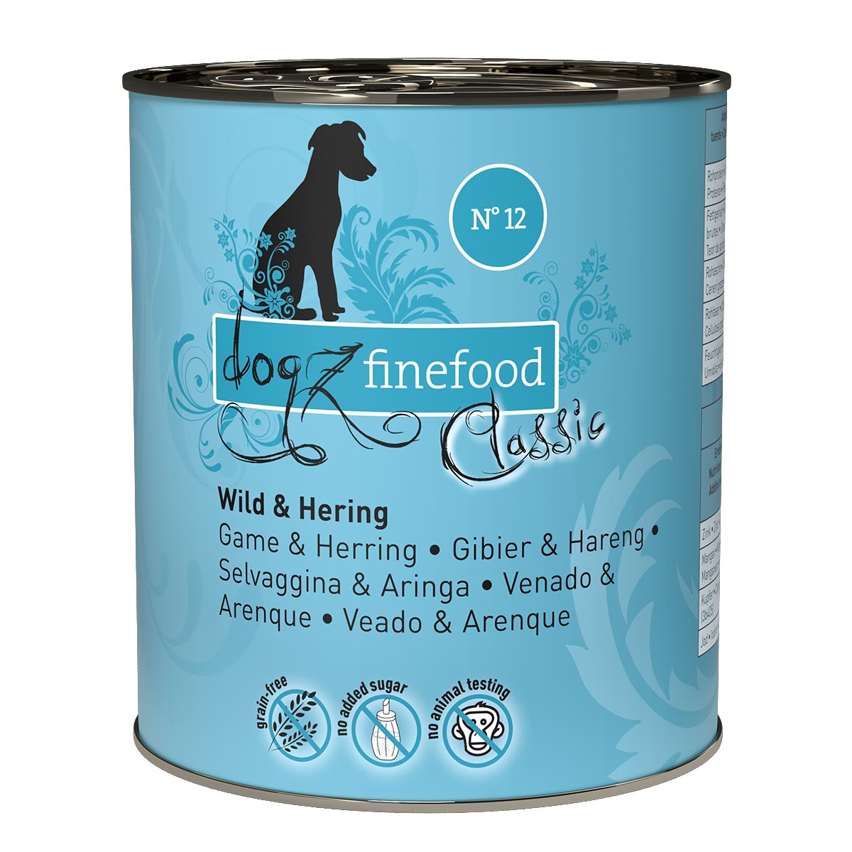 dogz finefood No. 12 Wild & Hering 6x800g dogz finefood No. 12 Wild & Hering 6x800g von Dogz Finefood
