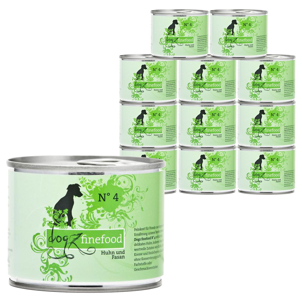 dogz finefood No. 4 Huhn & Fasan 12x200g dogz finefood No. 4 Huhn & Fasan 12x200g von Dogz Finefood