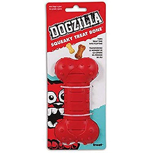 Dogzilla DOGZ061 Hundespielzeug - Squeaky Treat Bone, Größe L von Petmate
