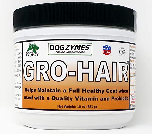 Dogzymes GRO-Hair für Felllänge oder Federn, schnelles Fellwachstum oder wenn spärliches Fell und/oder kahle Stellen auffüllen müssen. Dogzymes GRO-Hair für Felllänge oder Federn, schnelles Fellwachstum oder wenn spärliches Fell und/oder kahle Stellen auffüllen müssen. von Dogzymes