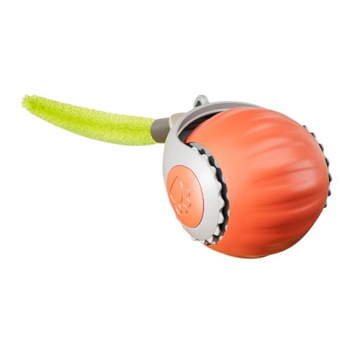 Doiyislem Interaktiver Katzenball, Interaktiver Katzenspielzeugball,Automatischer Touch-Motion-Rollball - Interaktives Katzenballspielzeug mit Schwanz, automatisch beweglicher Rollball für Katzen und Doiyislem Interaktiver Katzenball, Interaktiver Katzenspielzeugball,Automatischer Touch-Motion-Rollball - Interaktives Katzenballspielzeug mit Schwanz, automatisch beweglicher Rollball für Katzen und von Doiyislem