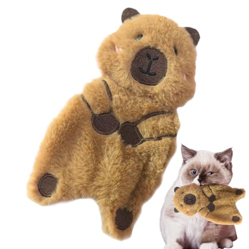 Doiyislem Katzen Kauspielzeug,Capybara Stofftier Kratzspielzeug Für Katzen - Interaktives Beißspielzeug Für Kätzchen Für Jagdspiele, Gegen Langeweile, Reisegeeignet, Für Drinnen Doiyislem Katzen Kauspielzeug,Capybara Stofftier Kratzspielzeug Für Katzen - Interaktives Beißspielzeug Für Kätzchen Für Jagdspiele, Gegen Langeweile, Reisegeeignet, Für Drinnen von Doiyislem