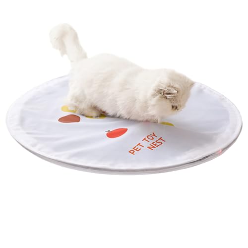 Doiyislem Katzenjagdspielzeug, Jagdspielzeug für Katzen - Indoor -Katzenspielzeug interaktiv,Haustierbedarf, Versteck und Suchen von Doiyislem