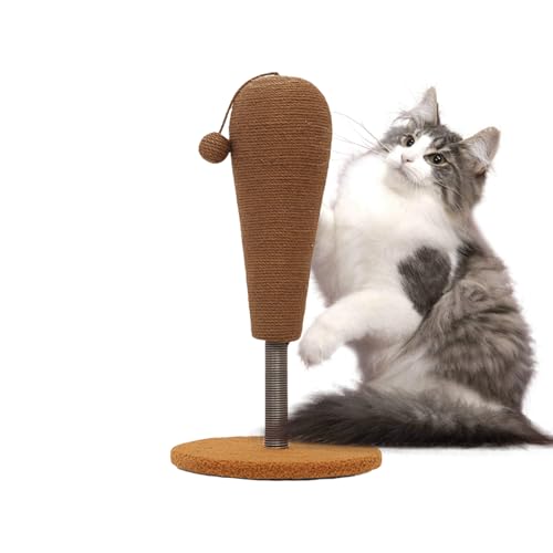Doiyislem Kratzbäume Für Hauskatzen - Kratzbrett Für Kitten | Möbelschoner Mit Hängendem Ball Spielzeug Für Wohnung Haus Wohnzimmer Spielbereich Verhaltenstraining von Doiyislem