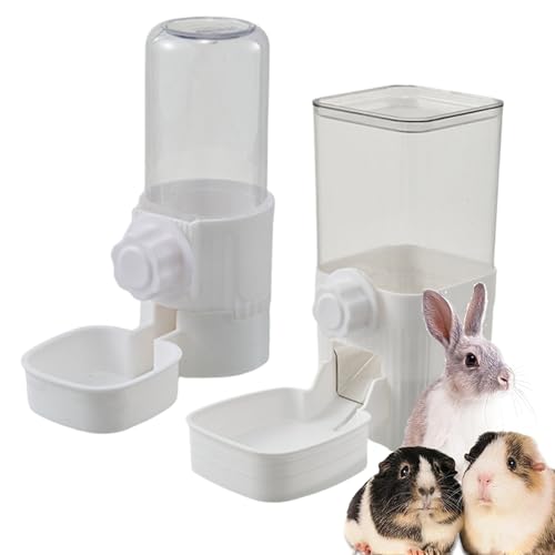 Doiyislem Vogelwasserspender Für Käfig | Wellensittich Tränke Vögeltränke - Transparente Haustier Trinkstelle Für Eichhörnchen Finken Nymphensittiche Unzertrennliche Wellensittiche von Doiyislem