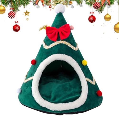 Doiyislem Weihnachtsbaum-Katzenbett, Weihnachtsbaum-Katzenhöhle | Plüsch-Katzenhöhle,Weihnachts-Katzenhaus, Winter-Schlafnest für kleine Hunde und Kleintiere Doiyislem Weihnachtsbaum-Katzenbett, Weihnachtsbaum-Katzenhöhle | Plüsch-Katzenhöhle,Weihnachts-Katzenhaus, Winter-Schlafnest für kleine Hunde und Kleintiere von Doiyislem