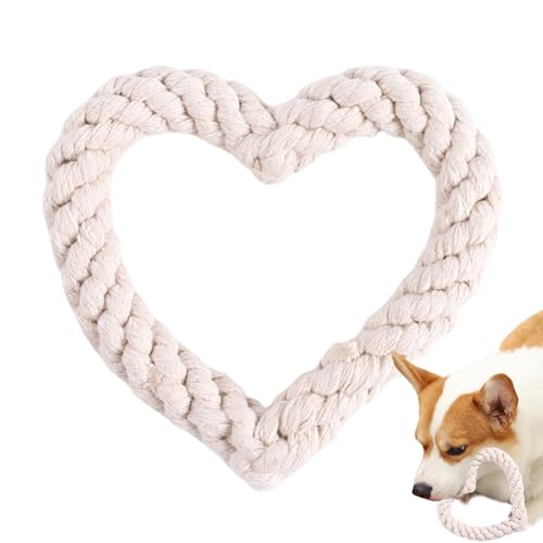 Hundekauspielzeug Zum Valentinstag – Kauen Hundespielzeug, Hunde-Zerrspielzeug Aus Baumwolle, Welpen-Zahnungsspielzeug, Kauzubehör Für Hunde, Robustes Kauspielzeug Aus Baumwollseil Zum Zahnen Hundekauspielzeug Zum Valentinstag – Kauen Hundespielzeug, Hunde-Zerrspielzeug Aus Baumwolle, Welpen-Zahnungsspielzeug, Kauzubehör Für Hunde, Robustes Kauspielzeug Aus Baumwollseil Zum Zahnen von Doiyislem