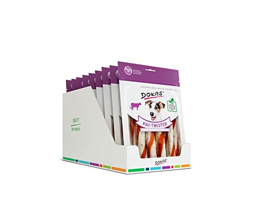 DOKAS Getreidefreier Premium Kausnack für Hunde – Ideal als Belohnung, 200 g (9er Pack) von Dokas