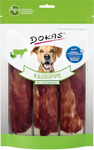 DOKAS Getreidefreier Premium Kausnack für Hunde – Ideal für große Hunde, 210 g (10er Pack) von Dokas