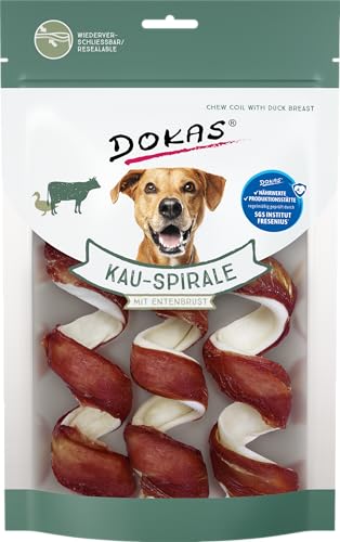 DOKAS Getreidefreier Premium Kausnack für Hunde – Ideal für zwischendurch (8 x 110g) von Dokas