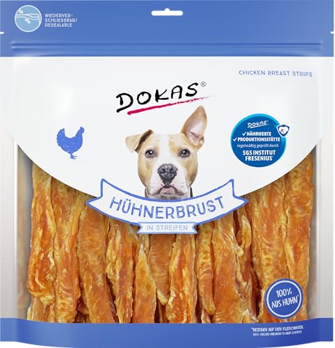 DOKAS Getreidefreier Premium Snack in Streifen für Hunde – Ideal für zwischendurch von Dokas