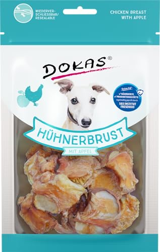 DOKAS Getreidefreier Premium Snack mit Hühnerbrust für Hunde - Ideal für unterwegs von Dokas