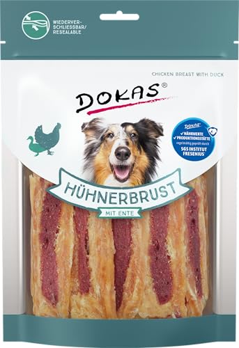 DOKAS Getreidefreier Premium Snack mit Hühnerbrust für Hunde – Ideal für zwischendurch von Dokas