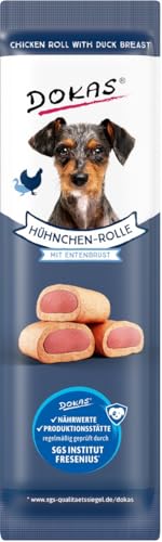 DOKAS - Hühnchen-Rolle mit Entenbrust 32er Pack (32 x 10g) von Dokas