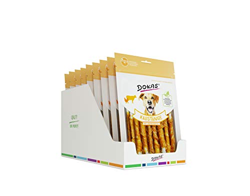 DOKAS Kaustange – Getreidefreier Premium Kausnack für Hunde 9 x 200g | 200g ( 9er Pack ) von Dokas