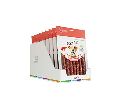 DOKAS Kaustange mit Entenbrust – Getreidefreier Premium Kausnack für Hunde – 9 x 200 g von Dokas