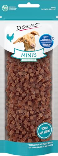 DOKAS Minis – Getreidefreier Premium Snack für Hunde – Ideal für das Training (9 X 70g) von Dokas