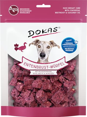 DOKAS Superfood-Würfel – Gefriergetrockneter Premium Snack für Hunde – Ideal zum Training von Dokas
