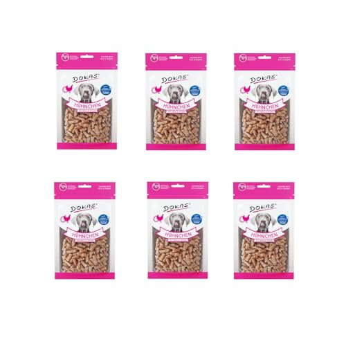 Dokas Dog Hühnchen mit Reis und Sesam | 6er Pack | 6 x 70 g | Ergänzungsfuttermittel für Hunde | Kombination aus Hühnchenfleisch mit Reis und Sesam | In kleinen Stückchen Dokas Dog Hühnchen mit Reis und Sesam | 6er Pack | 6 x 70 g | Ergänzungsfuttermittel für Hunde | Kombination aus Hühnchenfleisch mit Reis und Sesam | In kleinen Stückchen von Dokas